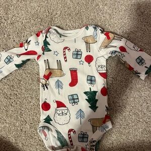 Festive Holiday Kids One Piece Christmas NB